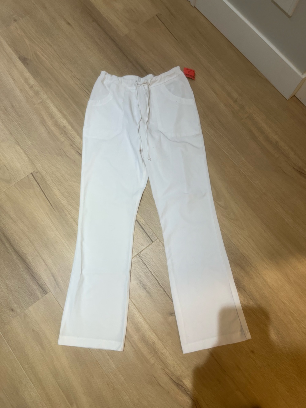 Women's White Slim Ponte Pants